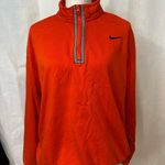 Nike Women's Bright Red Half-Zip Sweatshirt Photo 4