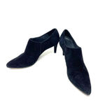 Stuart Weitzman Black Suede Pointed Toe Stiletto Heel Ankle Bootie Size 7.5 Photo 4