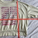 Old Navy Women's 3x Choose Happy Light Yellow Sweater Photo 2