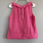 J Crew Women’s Sleeveless Hot Pink Silk Blend Blouse Size 8 Photo 1