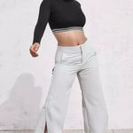 Athleta Tribeca Crop Pants Tern Grey Gray Size 10 READ Description Photo 11