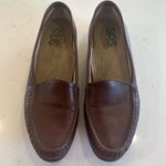 SAS Women’s Simplify Leather Moccasin Loafers Shoes Antique Wine Brown Size 9 Photo 1