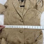 Wet Seal Tan Tapestry Long Dress Coat Photo 5