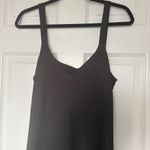 Glamorous NWT  Black Satin Bias- Cut Asymmetric Dress Size Medium Photo 8