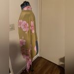 Touch of Hawaii Beige with Pink Hibiscus Scarf Photo 3