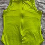 Neon Green square neck one pice back zipper Swimsuit, size M summer vacation Size M Photo 10