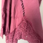 Free People  Sparrow Tunic Top in Smokey Wings Elegant long sleeve Lace Details Photo 4