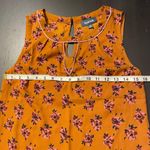 Modcloth Orange Pink Floral Keyhole Neck Tank Top Women’s Size XS Photo 6