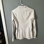 Athleta  Cream Quarter-Zip Top Photo 1