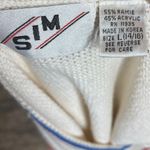 Vintage SIM‎ Sweater Vest Red Size L Photo 7