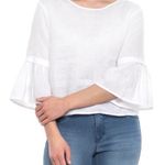 Catherine Malandrino Crop Linen Top Photo 0