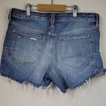 We The Free  Blue Jean Shorts Distressed Frayed Hem Size28 Photo 1