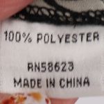 Vintage Claudia Richard Black Sheer Butterfly Print Button Top Fairy Y2K Size PM Photo 4