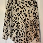 Tickled Teal Leopard Tunic Long Sleeve Photo 0