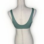 Hollister NWT Swim Ribbed Green Tie Knot Bikini Top Size Small Photo 3