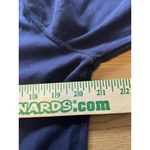 CHAPS Denim Women’s Hoodie Knit Top V-Neck Navy Blue Paisley Print Size Large Photo 4