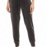 House of Harlow 1960 x Nicole Richie Gray Velour Jogger Pants Size M Photo 0