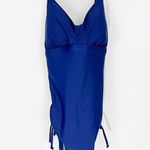 prAna  Moorea One Piece Swimsuit Blue Small Photo 0