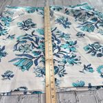 Talbots Woman Size 14W Floral Aqua Blue White Pencil Skirt NEW $119 Art to Wear Photo 5