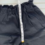 SheIn High Waisted Black Distressed Paperbag Waist Jeans Size M Photo 9