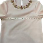 Kate Spade Pale Pink Embellished Neckline Alexandria Top Photo 4