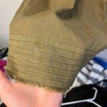 Anthropologie Pilcro Flutter-Sleeve Button Down Tunic Mini Dress Military XS Photo 8