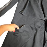 Spanx Black Drape Front Faux Leather Women's Jacket Size: XS Photo 2