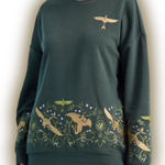 Her Universe DreamWorks How To Train Your Dragon Toothless Floral Embroidered Crewneck Photo 0