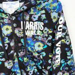 Ulla Johnson  x Designers for Democracy Cotton Full Zip Hoodie Blue Floral Medium Photo 5