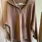 ANRABESS Women Quarter Zip Oversized Knit Cozy Pullover Sweater Photo 0