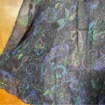 Chico's Chico’s Silk Kimono Top S/M Sheer Paisley Boho WhimsiGoth Festival Fairycore Photo 10