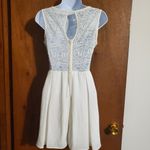 B Darlin White lace skater dress Photo 7
