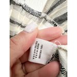 MISA Los Angeles NWT  Domenika V Neck Striped Maxi Dress Gray White Medium Photo 4