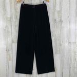Talbots  Wide Leg Pants Womens 2‎ Black Velvet Rayon Silk Blend NEW Photo 1