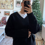 Glassons  Black V-Neck Sweater Photo 0