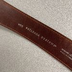 Silipada Designs Floral Leather Belt Medium Womens Brown Buckle Embossed Canada Photo 5