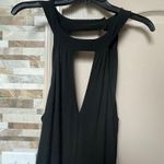 Moschino Cheap and Chic Black long pants Romper Jumpsuit open back Sz US 4 Photo 2