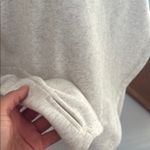 Athleta Gray Cowl Neck Sweater Cozy Casual Sweatshirt with Zip Small Photo 3