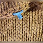 Charlotte Russe  M Burnt Yellow Open Knit Pullover Soft Acrylic Sweater Photo 5