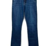 Lucky Brand  Size 4 Jeans Blue Dark Wash Sofia‎ Straight Leg Fitted Mid Rise Photo 0