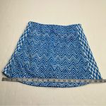 J. McLaughlin Active Golf Skort XS Blue White Catalina Cloth Pull-On *FLAWED Photo 11