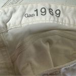 Gap 1969 White Real Straight Size 29r Denim Jeans Ankle Crop Photo 10