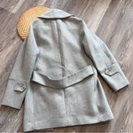 J.Crew  melton wool peacoat in gray‎ women’s size 8 Photo 6