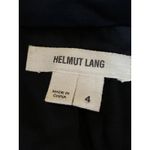 Helmut Lang  Women's Black Long Sleeve One Button Silk Lined Blazer Coat Jacket 4 Photo 2