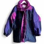 Columbia Rare Vintage 90s Gizzmo Jacket XL Purple Color Block Snow Winter Photo 0