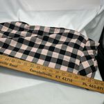 Victoria's Secret VICTORIA SECERT PLAID FLANNEL PJ’S M PINK/BLACK W/GOLD THREAD PREOWNED Photo 15