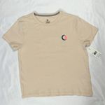 Volcom NWT  Sand & Blue Have a Clue Tee - Beige/Sand - L Photo 3