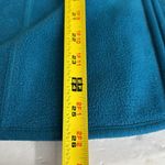 Karen Scott sport 1X Teal Fleece Vest plus size pockets zip up outdoor athletic Blue Photo 7