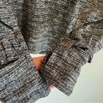 Lululemon Extra Mile Long Sleeve Running Luon Ringspun Denim Black White | 6 Photo 5