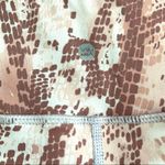 Vimmia Snakeskin Printed Leggings in Brown Tan Size XS Photo 4